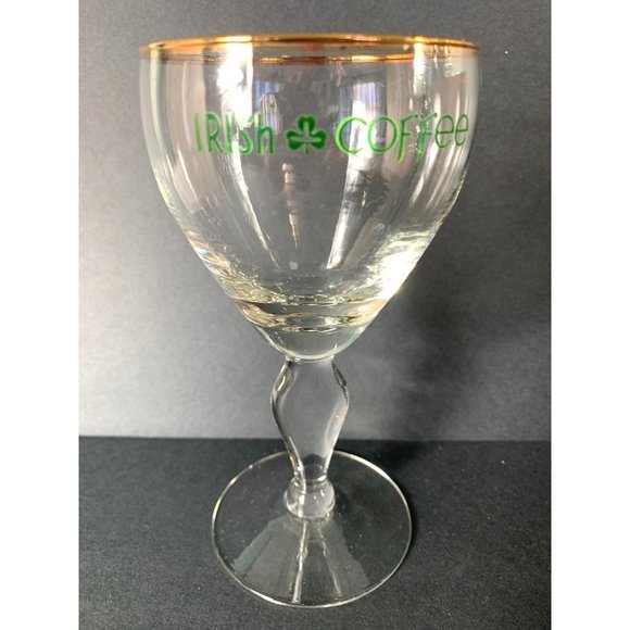 Vintage Stemmed Irish Coffee Wine Cordials - Picture 3 of 7